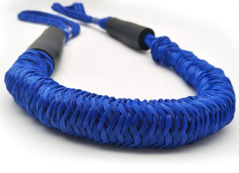 Jranter Bungee Cord Rope Dock Lines Stretches Shock Absorbs Marine Mooring Rope 4ft Dark Blue 4 Pack - Image 3